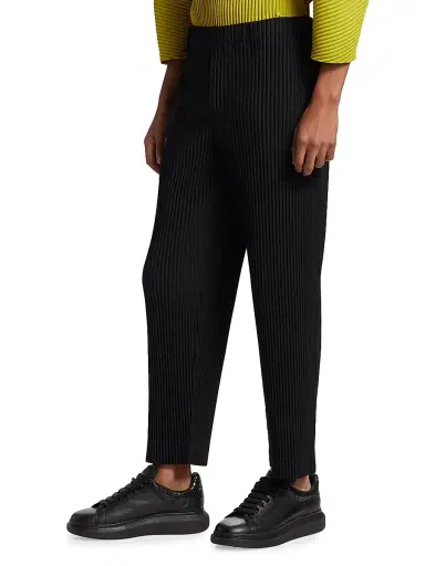 Homme Plissé Issey Miyake Men Basics Pleated Knit Pants | Thumbnail 4 Homme Plissé Issey Miyake Men Basics Pleated Knit Pants | Thumbnail 4
