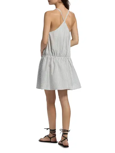 Stella McCartney Women's Silk-Wool Stripe Sleeveless Dress | Thumbnail 5 Stella McCartney Women's Silk-Wool Stripe Sleeveless Dress | Thumbnail 5