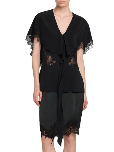 Stella McCartney Women's Lace Detailed Top - Black | Thumbnail 3 Stella McCartney Women's Lace Detailed Top - Black | Thumbnail 3