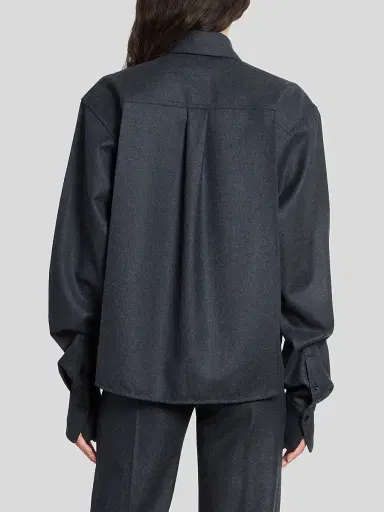 Victoria Beckham Women's Ellys Wool Shirt | Thumbnail 3 Victoria Beckham Women's Ellys Wool Shirt | Thumbnail 3