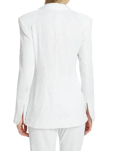Rotate Birger Christensen Women's Water Sequin Blazer - Bright White | Thumbnail 5 Rotate Birger Christensen Women's Water Sequin Blazer - Bright White | Thumbnail 5