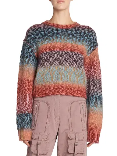 Acne Studios Women's Krusilla Pixel Gradient Sweater | Thumbnail 3 Acne Studios Women's Krusilla Pixel Gradient Sweater | Thumbnail 3