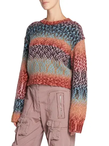 Acne Studios Women's Krusilla Pixel Gradient Sweater | Thumbnail 4 Acne Studios Women's Krusilla Pixel Gradient Sweater | Thumbnail 4