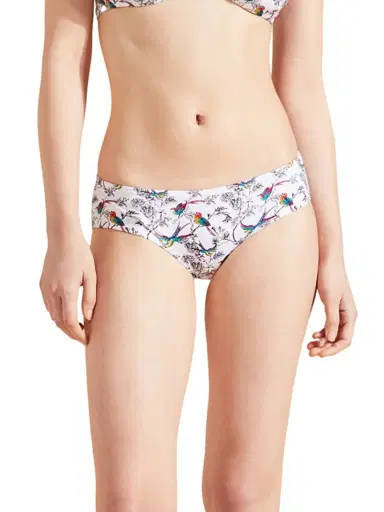 Vilebrequin Women's Rainbow Birds Bikini Bottom - Blanc | Thumbnail 3 Vilebrequin Women's Rainbow Birds Bikini Bottom - Blanc | Thumbnail 3