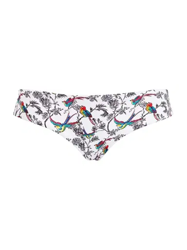 Vilebrequin Women's Rainbow Birds Bikini Bottom - Blanc | Thumbnail 1 Vilebrequin Women's Rainbow Birds Bikini Bottom - Blanc | Thumbnail 1