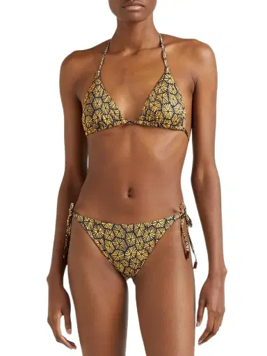 Vilebrequin Women's Carapaces Printed Triangle Bikini Top - Navy Blue Marine - Size Small | Thumbnail 3 Vilebrequin Women's Carapaces Printed Triangle Bikini Top - Navy Blue Marine - Size Small | Thumbnail 3