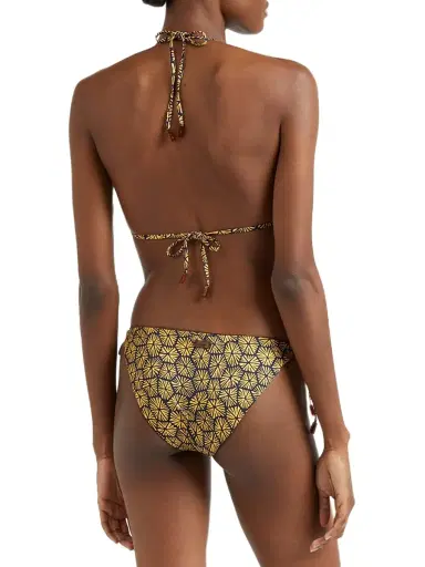 Vilebrequin Women's Carapaces Printed Triangle Bikini Top - Navy Blue Marine - Size Small | Thumbnail 4 Vilebrequin Women's Carapaces Printed Triangle Bikini Top - Navy Blue Marine - Size Small | Thumbnail 4
