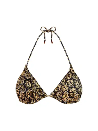 Vilebrequin Women's Carapaces Printed Triangle Bikini Top - Navy Blue Marine - Size Small | Thumbnail 1 Vilebrequin Women's Carapaces Printed Triangle Bikini Top - Navy Blue Marine - Size Small | Thumbnail 1