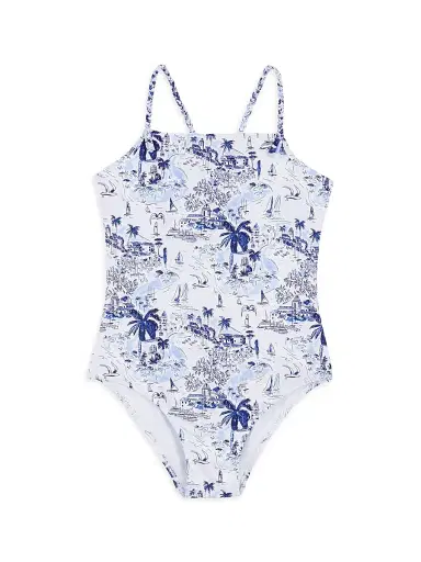 Vilebrequin Little Girl's & Girl's Riviera One-Piece Swimsuit | Thumbnail 1 Vilebrequin Little Girl's & Girl's Riviera One-Piece Swimsuit | Thumbnail 1