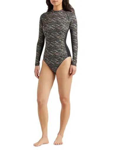 Vilebrequin Women's Pearl Long-Sleeve Rashguard - Black Noir | Thumbnail 2 Vilebrequin Women's Pearl Long-Sleeve Rashguard - Black Noir | Thumbnail 2