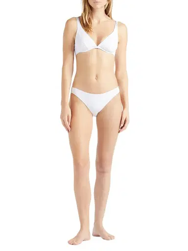Vilebrequin Women's Broderie Anglaise Underwire Bikini Top - Blanc White | Thumbnail 2 Vilebrequin Women's Broderie Anglaise Underwire Bikini Top - Blanc White | Thumbnail 2
