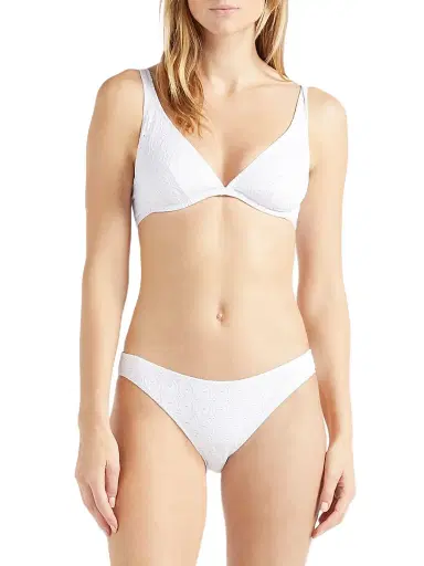 Vilebrequin Women's Broderie Anglaise Underwire Bikini Top - Blanc White | Thumbnail 3 Vilebrequin Women's Broderie Anglaise Underwire Bikini Top - Blanc White | Thumbnail 3