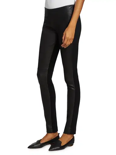 Akris punto Women's Fancy Leather Pants | Thumbnail 4 Akris punto Women's Fancy Leather Pants | Thumbnail 4