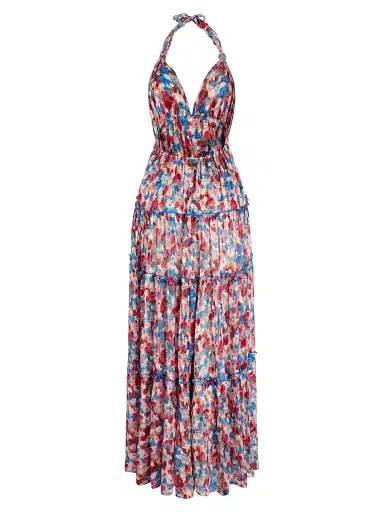 Vilebrequin Women's Floral Halter Maxi Dress - Palace | Thumbnail 2 Vilebrequin Women's Floral Halter Maxi Dress - Palace | Thumbnail 2