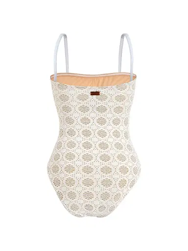 Vilebrequin Women's Broderie Anglaise One-Piece Swimsuit - Off White | Thumbnail 2 Vilebrequin Women's Broderie Anglaise One-Piece Swimsuit - Off White | Thumbnail 2
