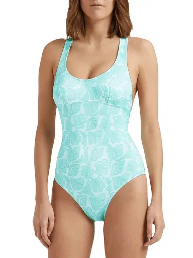 Vilebrequin Women's Seashell-Print Jersey One-Piece Swimsuit - Blanc | Thumbnail 3 Vilebrequin Women's Seashell-Print Jersey One-Piece Swimsuit - Blanc | Thumbnail 3