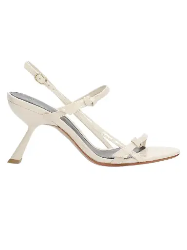 Alexandre Birman Women's Slim Clarita Cage 85MM Sandals - Eggshell | Thumbnail 1 Alexandre Birman Women's Slim Clarita Cage 85MM Sandals - Eggshell | Thumbnail 1