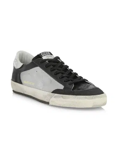 Golden Goose Men's Super Star Leather Sneakers | Thumbnail 2 Golden Goose Men's Super Star Leather Sneakers | Thumbnail 2