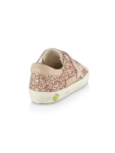 Golden Goose Girl's Baby Girl's, Little Girl's & Girl's Old School Glitter-Embellished Suede Sneakers | Thumbnail 2 Golden Goose Girl's Baby Girl's, Little Girl's & Girl's Old School Glitter-Embellished Suede Sneakers | Thumbnail 2