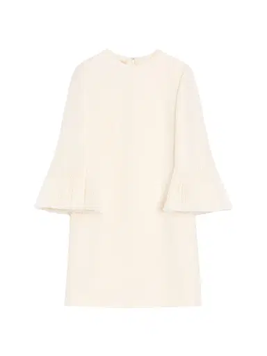 Valentino Garavani Women's Embroidered Crepe Couture Short Dress - Ivory - Size 6 | Thumbnail 1 Valentino Garavani Women's Embroidered Crepe Couture Short Dress - Ivory - Size 6 | Thumbnail 1