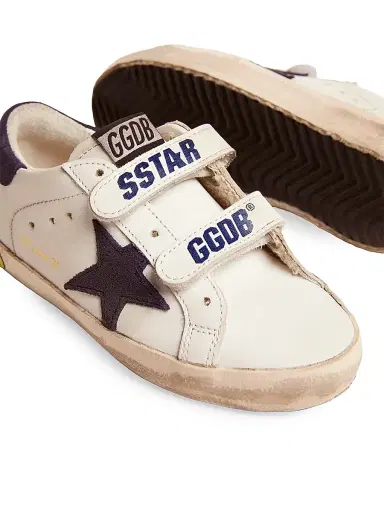 Golden Goose Baby's, Little Kid's & Kid's Old School Leather & Suede Sneakers - White Navy 11 (Child) | Thumbnail 3 Golden Goose Baby's, Little Kid's & Kid's Old School Leather & Suede Sneakers - White Navy 11 (Child) | Thumbnail 3