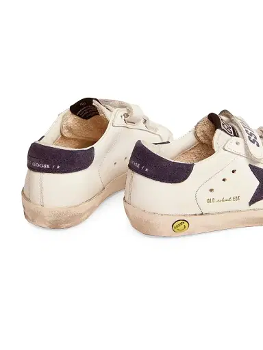 Golden Goose Baby's, Little Kid's & Kid's Old School Leather & Suede Sneakers - White Navy 11 (Child) | Thumbnail 4 Golden Goose Baby's, Little Kid's & Kid's Old School Leather & Suede Sneakers - White Navy 11 (Child) | Thumbnail 4
