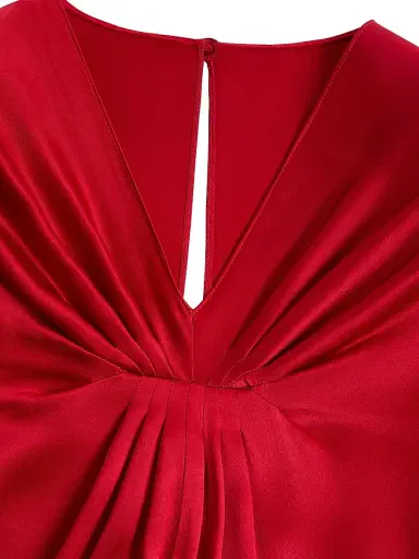 Valentino Garavani Women's Crepe Satin Gown | Thumbnail 7 Valentino Garavani Women's Crepe Satin Gown | Thumbnail 7