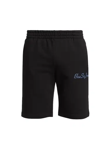 Blue Sky Inn Men's Logo Sweat Shorts - Black | Thumbnail 1 Blue Sky Inn Men's Logo Sweat Shorts - Black | Thumbnail 1