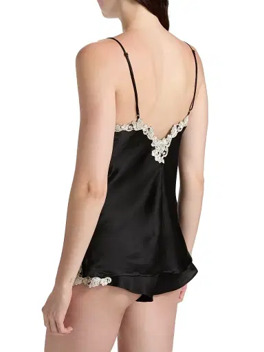 La Perla Women's Lace-Trim Silk Pajamas | Thumbnail 5 La Perla Women's Lace-Trim Silk Pajamas | Thumbnail 5