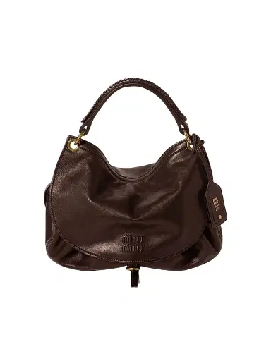 Miu Miu Women's Leather Hobo Bag | Thumbnail 1 Miu Miu Women's Leather Hobo Bag | Thumbnail 1