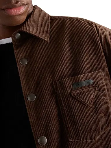 Prada Men's Corduroy Shirt | Thumbnail 5 Prada Men's Corduroy Shirt | Thumbnail 5