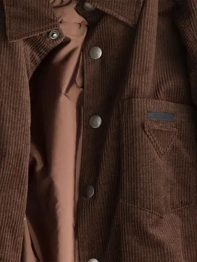 Prada Men's Corduroy Shirt | Thumbnail 6 Prada Men's Corduroy Shirt | Thumbnail 6