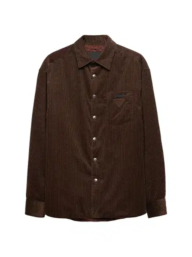 Prada Men's Corduroy Shirt | Thumbnail 1 Prada Men's Corduroy Shirt | Thumbnail 1