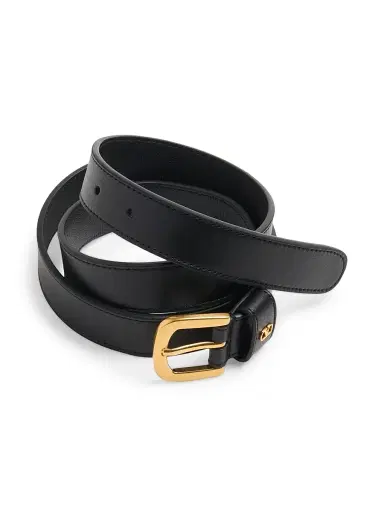 Valentino Garavani Men's VLogo Signature Belt in Shiny Calfskin 25MM - Black - Size 40 | Thumbnail 3 Valentino Garavani Men's VLogo Signature Belt in Shiny Calfskin 25MM - Black - Size 40 | Thumbnail 3