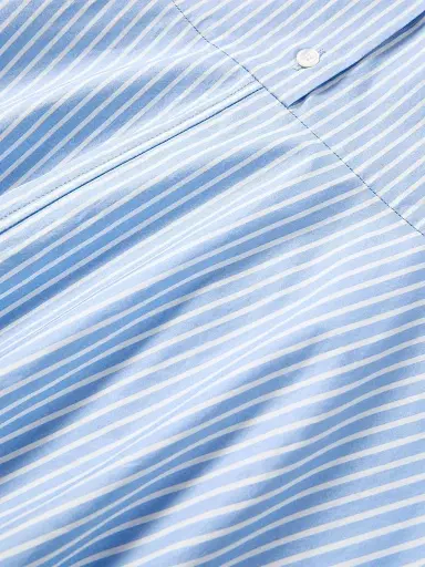 Valentino Garavani Women's Midi Dress In Poplin Classic Stripe | Thumbnail 7 Valentino Garavani Women's Midi Dress In Poplin Classic Stripe | Thumbnail 7