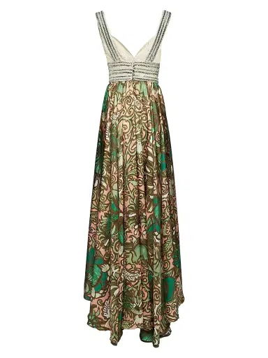 La DoubleJ Women's Vavavoom Dress - Anemone Pink Olive - Size Large | Thumbnail 2 La DoubleJ Women's Vavavoom Dress - Anemone Pink Olive - Size Large | Thumbnail 2