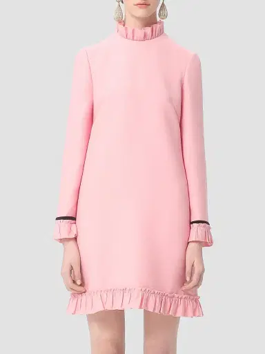 Valentino Garavani Women's Crepe Couture Short Dress | Thumbnail 2 Valentino Garavani Women's Crepe Couture Short Dress | Thumbnail 2