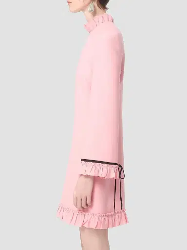 Valentino Garavani Women's Crepe Couture Short Dress | Thumbnail 3 Valentino Garavani Women's Crepe Couture Short Dress | Thumbnail 3