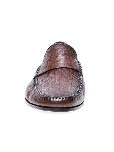 Santoni Men's Paine Tumbled Leather Loafers | Thumbnail 6 Santoni Men's Paine Tumbled Leather Loafers | Thumbnail 6