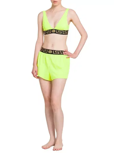 Versace Women's Greca Border Swim Shorts | Thumbnail 2 Versace Women's Greca Border Swim Shorts | Thumbnail 2