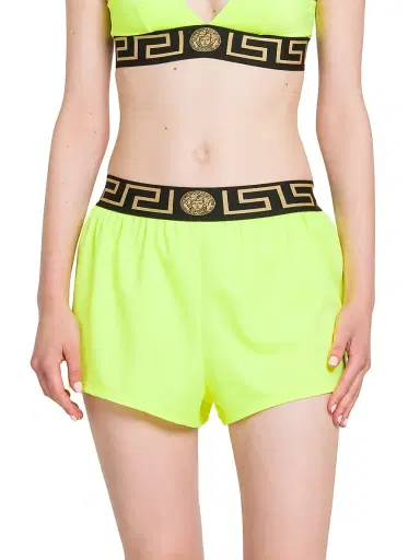 Versace Women's Greca Border Swim Shorts | Thumbnail 3 Versace Women's Greca Border Swim Shorts | Thumbnail 3