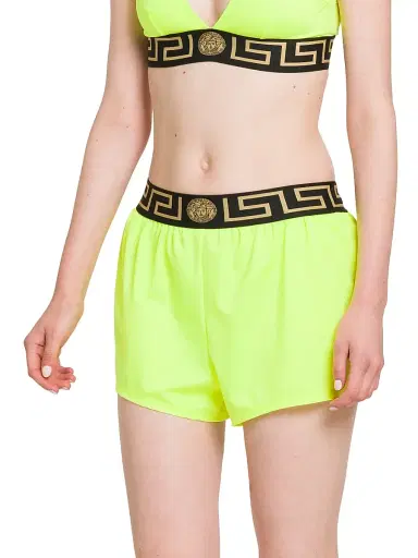Versace Women's Greca Border Swim Shorts | Thumbnail 4 Versace Women's Greca Border Swim Shorts | Thumbnail 4