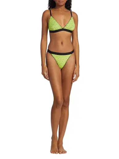 Versace Women's Greca Signature Tulle Bralette | Thumbnail 2 Versace Women's Greca Signature Tulle Bralette | Thumbnail 2