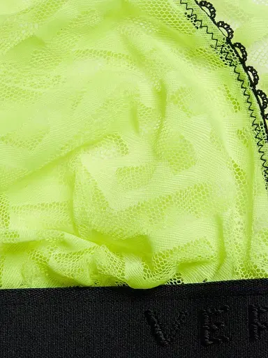 Versace Women's Greca Signature Tulle Bralette | Thumbnail 6 Versace Women's Greca Signature Tulle Bralette | Thumbnail 6
