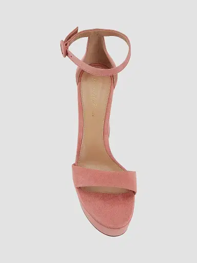 Gianvito Rossi Women's Holly 70MM Suede Platform Sandals - Camellia | Thumbnail 5 Gianvito Rossi Women's Holly 70MM Suede Platform Sandals - Camellia | Thumbnail 5