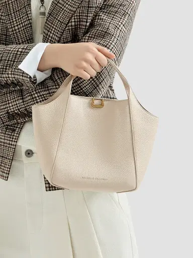 Brunello Cucinelli Women's Sartorial Bucket Bag in Soft Grained Leather - | Thumbnail 6 Brunello Cucinelli Women's Sartorial Bucket Bag in Soft Grained Leather - | Thumbnail 6