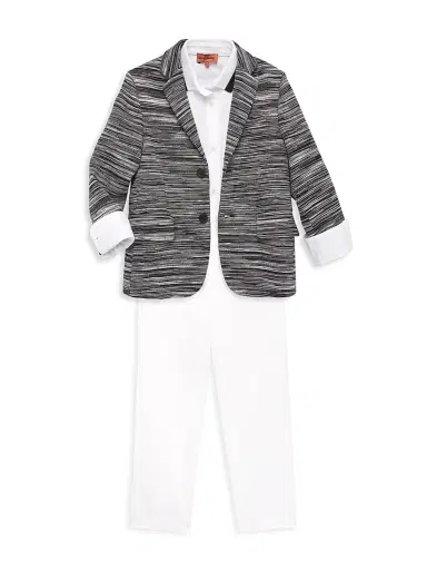 Missoni Little Boy's & Boy's Suit Pants - White | Thumbnail 2 Missoni Little Boy's & Boy's Suit Pants - White | Thumbnail 2