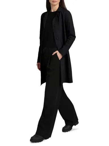 HERNO Women's Scuba Snap Front Jacket - Black - Size 2 | Thumbnail 2 HERNO Women's Scuba Snap Front Jacket - Black - Size 2 | Thumbnail 2