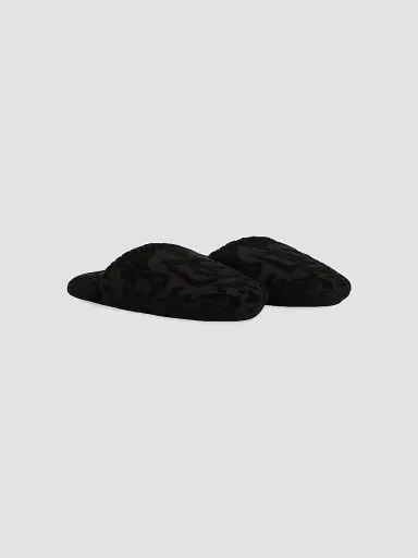 Dolce & Gabbana Women's Crosswise DG Logo Jacquard Slippers - Black - Size 5 | Thumbnail 2 Dolce & Gabbana Women's Crosswise DG Logo Jacquard Slippers - Black - Size 5 | Thumbnail 2