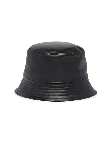 Prada Men's Nappa Leather Bucket Hat | Thumbnail 1 Prada Men's Nappa Leather Bucket Hat | Thumbnail 1